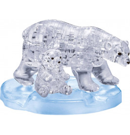 Crystal Puzzle - Eisbärenpaar 40 Teile