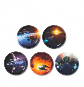 Klettie-Sets (5-tlg.) Weltall Weltall
