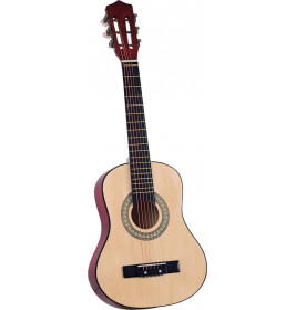 Boogie Bee Holzgitarre mit 6 Saiten, 75 cm