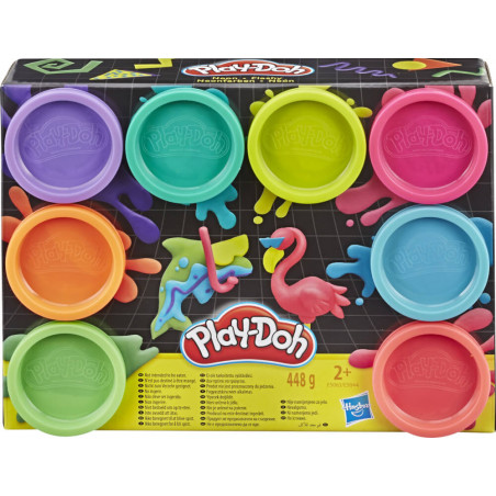 Hasbro E5063ES1 Play-Doh 8 PACK NEON