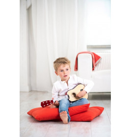 Boogie Bee Holzgitarre mit 6 Saiten, 55 cm