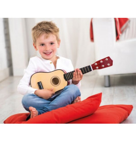 Boogie Bee Holzgitarre mit 6 Saiten, 55 cm
