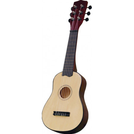 Boogie Bee Holzgitarre mit 6 Saiten, 55 cm