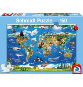 Schmidt Spiele Puzzle Lococo Tierwelt 150 Teile