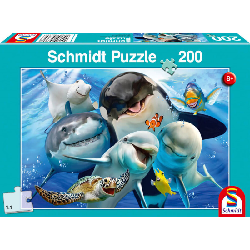 Schmidt Spiele Puzzle Unterwasser-Freunde 200 Teile