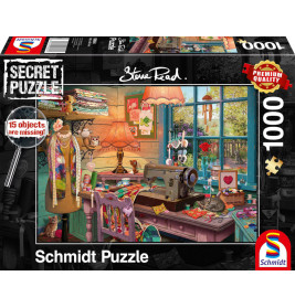 Schmidt Spiele Secret Puzzle Im Nähzimmer 1000 Teile