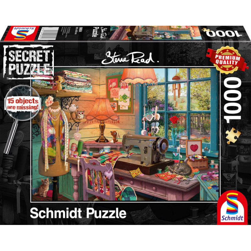 Schmidt Spiele Secret Puzzle Im Nähzimmer 1000 Teile