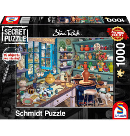 Schmidt Spiele Secret Puzzle Künstler-Atelier 1000 Teile