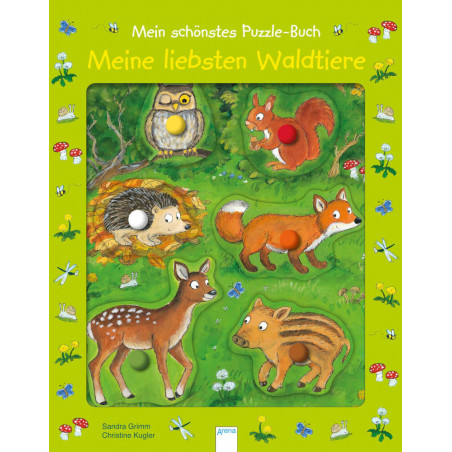 Grimm, Sandra/Kugler, Christine: Mein schönstes Puzzle-Buch _  Meine liebsten Waldtiere