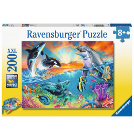 Ravensburger 12900 Puzzle Ozeanbewohner 200 Teile XXL