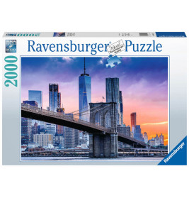 Ravensburger 16011 Puzzle Von Brooklyn nach Manhatten 2000 Teile