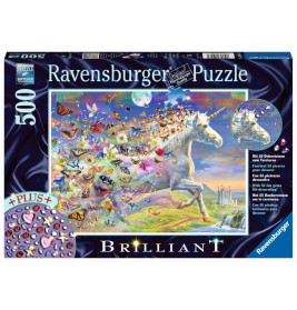 Ravensburger 15046 Puzzle Schmetterlingseinhorn 500 Teile