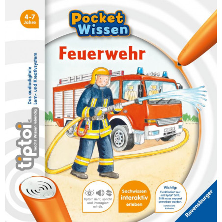 Ravensburger 55413 tiptoi® Pocket Wissen: Feuerwehr -F18