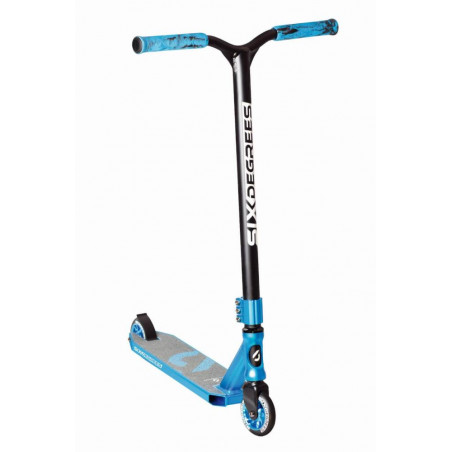 Aluminium Stuntscooter Six Degrees blau mit Alu Core