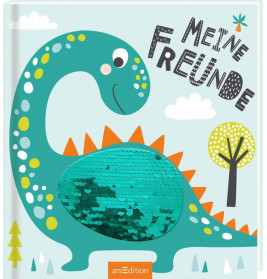 Freundealbum Dinos (Wendepailletten). Ab 4 Jahre
