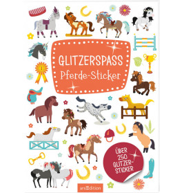 Glitzerspaß Pferde-Sticker