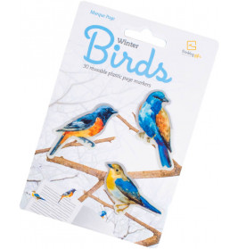 Stikki Marks Winter Birds - Lesezeichen