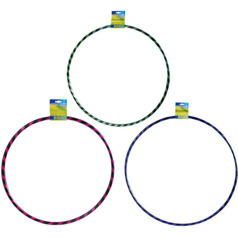 Outdoor active Hula Hoop Glitter, 3-fach sortiert, _  61 x 71 x 81 cm