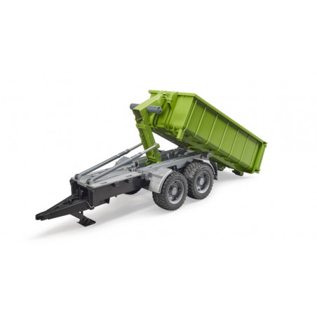 Bruder 03181 Hakenlift-Anhänger für Traktoren