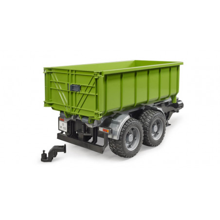 Bruder 03181 Hakenlift-Anhänger für Traktoren