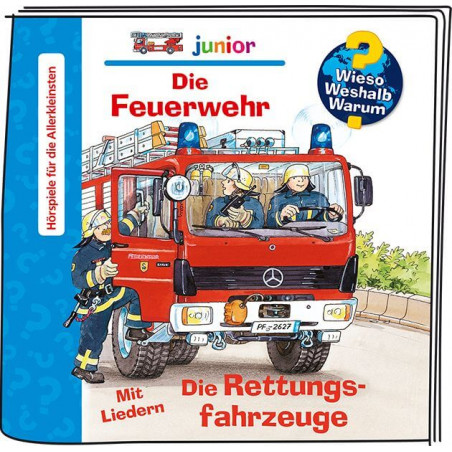 Tonies WWW Junior - Die Feuerwehr/Die Rettungsfahrzeuge