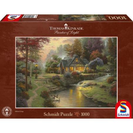 Schmidt Spiele Puzzle Thomas Kinkade Friedliche  Abendstimmung 1000 Teile