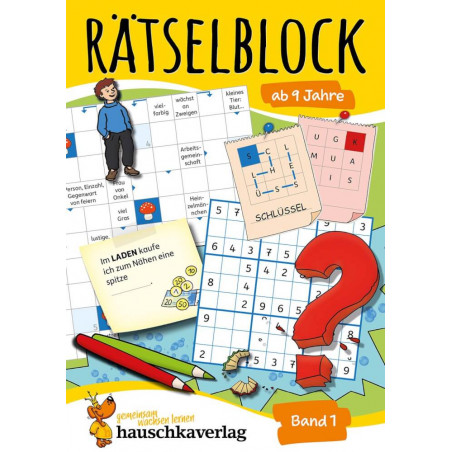 Rätselblock ab 9 Jahre