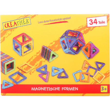 Creathek Magnetische Formen, 34 Stück