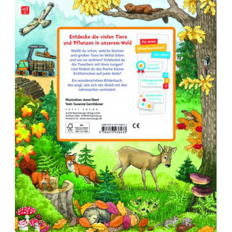 Ravensburger 43843 Mein großes Sachen suchen: Wald