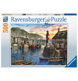 Ravensburger 15045 Puzzle Morgens am Hafen