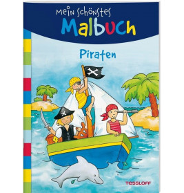 Mein schönstes Malbuch. Piraten