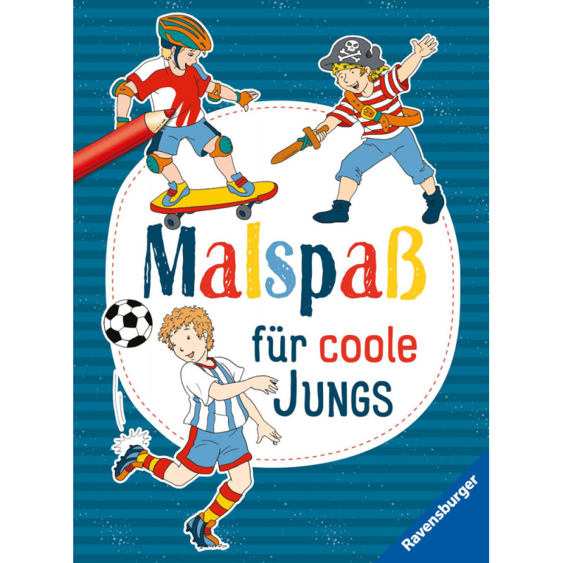 Malspaß für coole Jungs