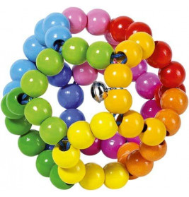 GoKi Greifling Elastik Regenbogenball