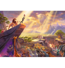 Schmidt Spiele Puzzle Thomas Kinkade, Disney, Der König der Löwen, 1000 Teile