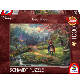 Schmidt Spiele Puzzle Thomas Kinkade, Disney, Mulan, 1000 Teile