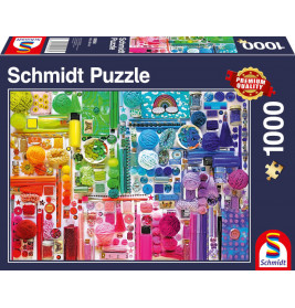 Puzzle, Regenbogenfarben 1000Teile
