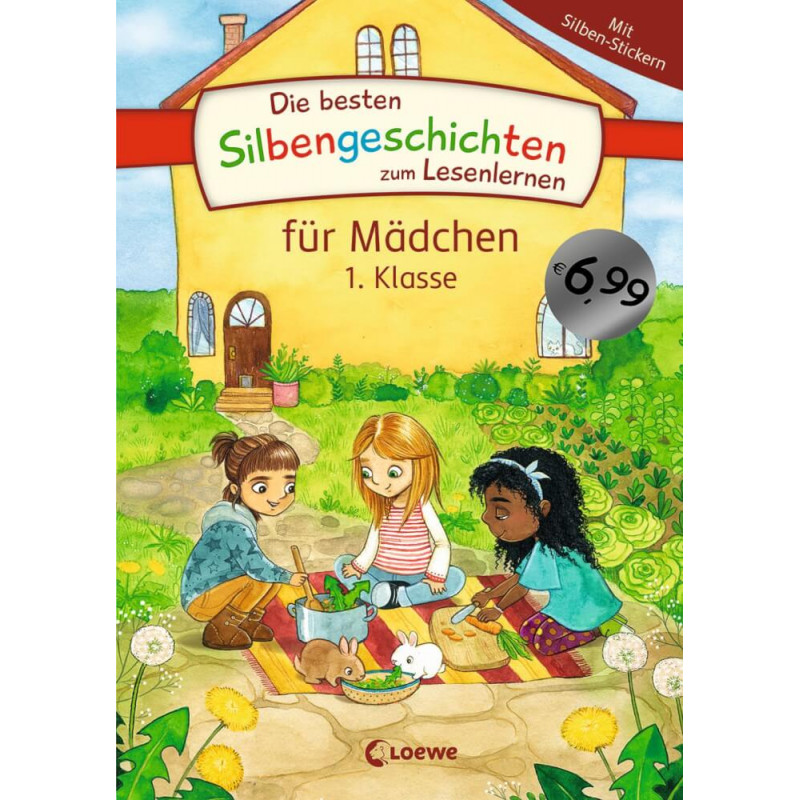 Die besten Silbengeschichten z. Lesenlernen, Mädchen 1. Klasse