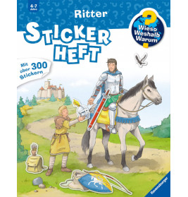 Ravensburger 32984 WWW Stickerheft: Ritter