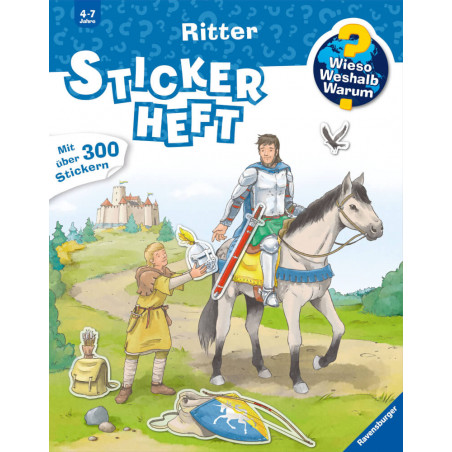 Ravensburger 32984 WWW Stickerheft: Ritter