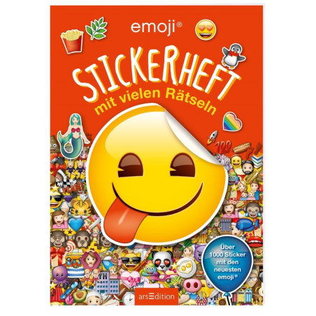 emoji Stickerheft mit vielen Rätseln