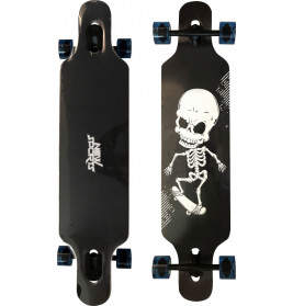 New Sports Longboard Skull, Länge 104 cm, ABEC 9