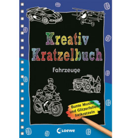 Loewe Kreativ-Kratzelbuch: Fahrzeuge