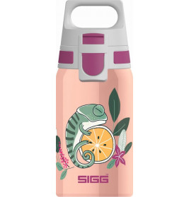 SIGG Shield One Flora 0.5L  mit WMB ONE TOP, BPA frei, Auslaufsicher, Co tauglich