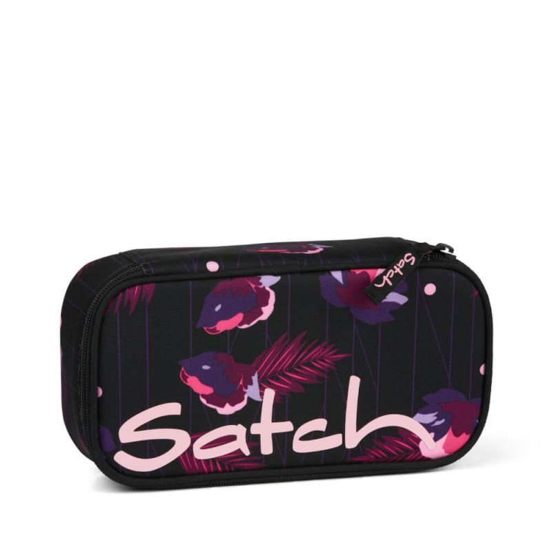 satch Pencil Box purple, black, rose Mystic Nights