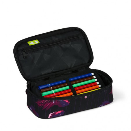 satch Pencil Box purple, black, rose Mystic Nights