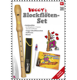 Voggenreiter Voggy's Blockflöten-Set mit barockem Griff