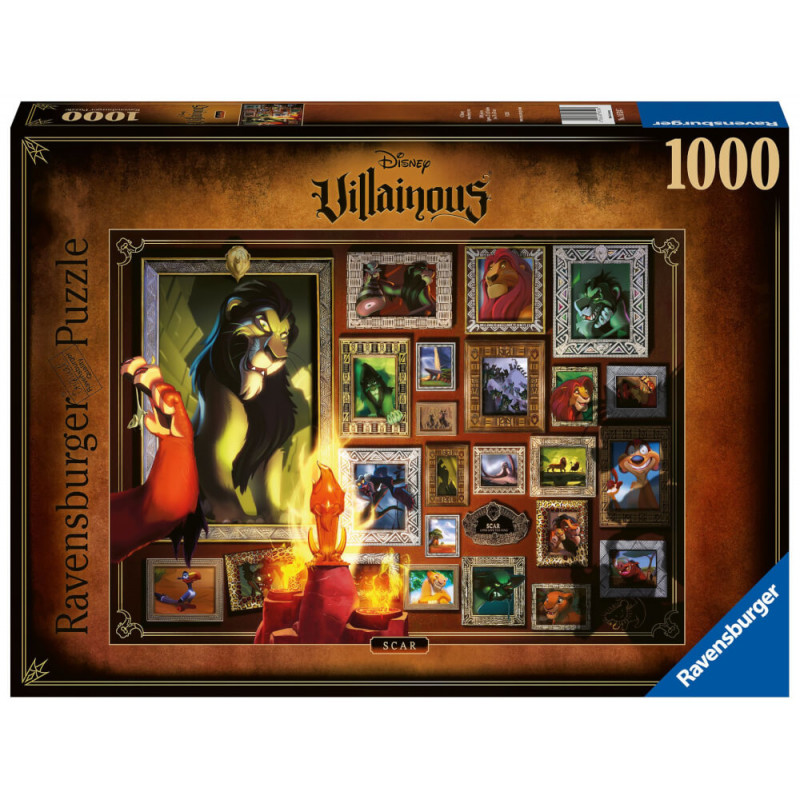 Ravensburger 16524 Puzzle Villainous: Scar 1000 Teile