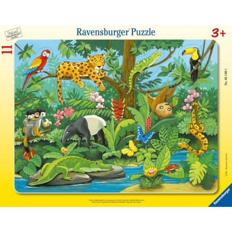 Ravensburger 05140 Puzzle Tiere im Regenwald 11 Teile Ravensburger 05140 Puzzle Tiere im Regenwald 11 Teile