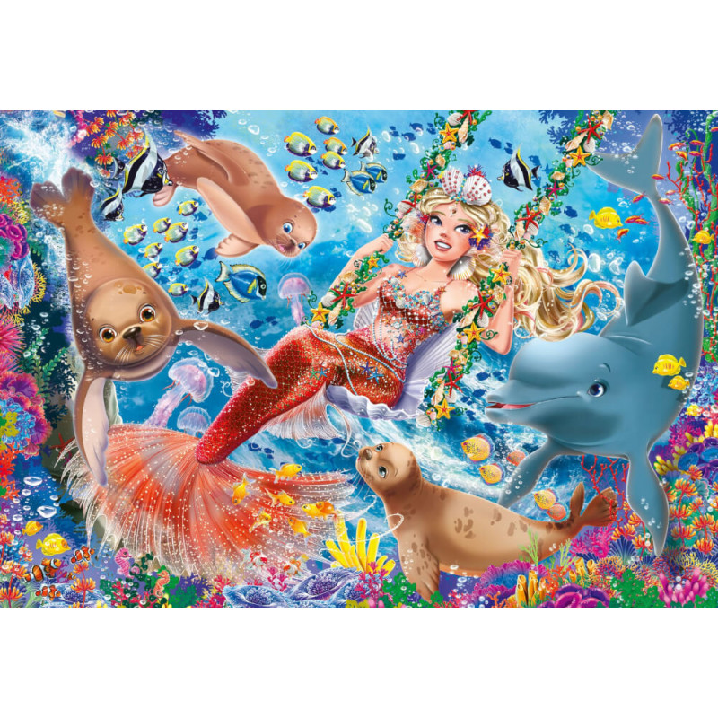 Ravensburger 05147 Puzzle Zauberhafte Meerjungfrauen 2x20 Teile