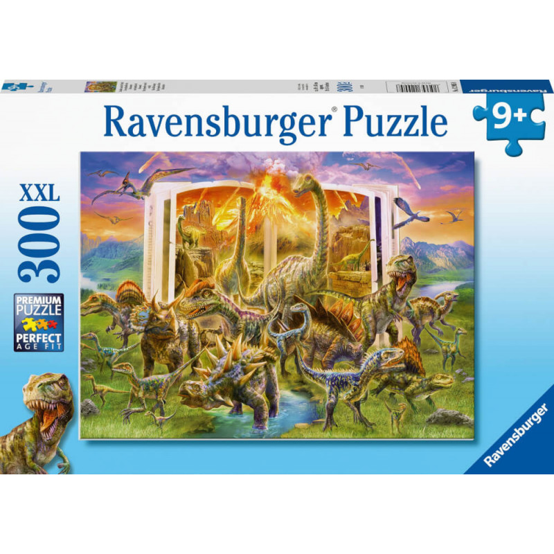 Ravensburger 12905 Puzzle Lexikon aus der Urzeit 300 Teile